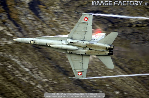 2007-10-10 Axalp Shooting Range 0227 FA-18C Hornet